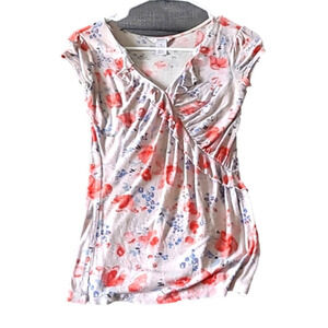 Candies short sleeve flower‎ pattern shirt. Size small